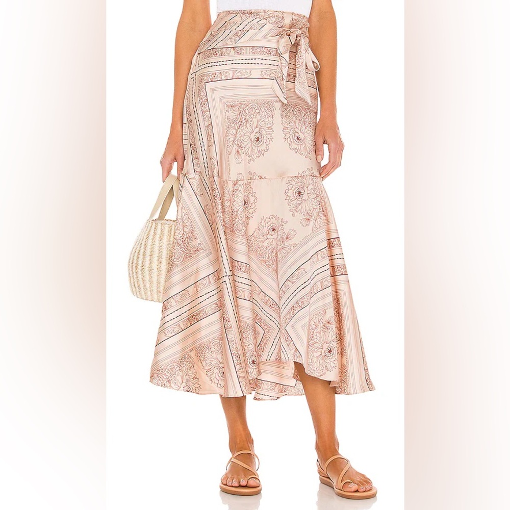 Free People Hampton Wrap Skirt